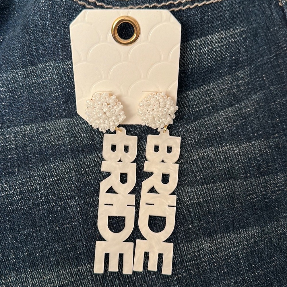Bride earrings